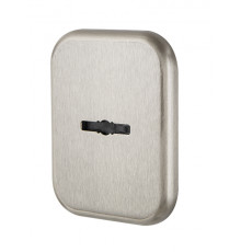 Декор. Armadillo (Армадилло) Квадратная накл. на сувальдный со шторкой PS-DEC SQ CT (ATC Protector 1) SN-3 Мат.никель