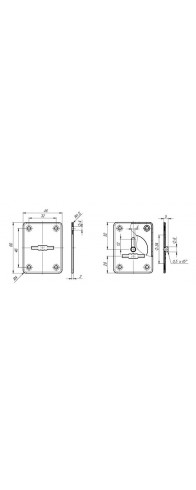 Накладка Fuaro (Фуаро) на сувальдный замок ESC.S-lift+S/K.set (ESC081/082) мат.никель (2шт.) Накладка Fuaro (Фуаро) на сувальдный замок ESC.S-lift+S/K.set (ESC081/082) мат.никель (2шт.)