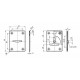 Накладка Fuaro (Фуаро) на сувальдный замок ESC.S-lift+S/K.set (ESC081/082) мат.никель (2шт.)