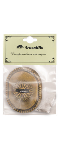 Накладка Armadillo (Армадилло) на сувальдный замок ESC.S-auto.CL/OV (PS-DEC CL / ATC Protector 1) OB-13 античная бронза