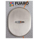 Накладка Fuaro (Фуаро) на сувальдный замок ESC.S-lift.SF/OV.476 (ESC 476) с шторкой GP латунь