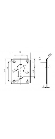 Накладка Fuaro (Фуаро) на цилиндр ESC.C+C/K.set (ESC083) CP хром (2шт.) Накладка Fuaro (Фуаро) на цилиндр ESC.C+C/K.set (ESC083) CP хром (2шт.)