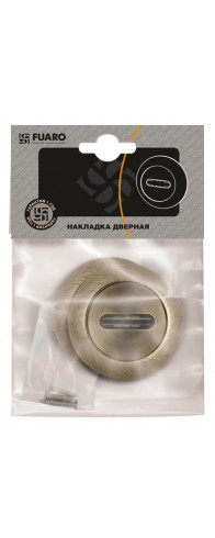 Накладка Fuaro (Фуаро) на сувальдный замок SC.R.RM54 (SC RM) SN/CP-3 матовый никель/хром Накладка Fuaro (Фуаро) на сувальдный замок SC.R.RM54 (SC RM) SN/CP-3 матовый никель/хром