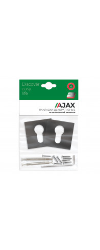 Накладка Ajax (Аякс) под цилиндр ET.K.JS51 (ET JS) BL-24 черный Накладка Ajax (Аякс) под цилиндр ET.K.JS51 (ET JS) BL-24 черный
