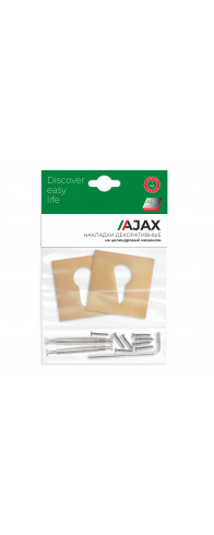 Накладка Ajax (Аякс) под цилиндр ET.K.JS51 (ET JS) SSG-39 сатинированное золото Накладка Ajax (Аякс) под цилиндр ET.K.JS51 (ET JS) SSG-39 сатинированное золото