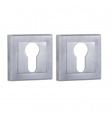 Накладка Punto (Пунто) под цилиндр ET.K.QL52 (ET QL) SSC-16 сатинированный хром