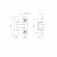 Петля Armadillo (Армадилло) скрытой установки U3D8000.VPG AB бронза TECH
