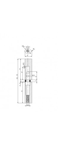 Петля приварная D20x160 ADJ регулируемая Петля приварная D20x160 ADJ регулируемая