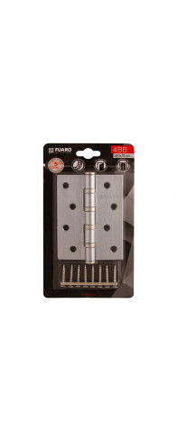 Петля Fuaro (Фуаро) универсальная IN4400U-BL WР (4BB/BL 100x75x2,5) белый жемчуг БЛИСТЕР Петля Fuaro (Фуаро) универсальная IN4400U-BL WР (4BB/BL 100x75x2,5) белый жемчуг БЛИСТЕР