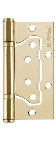 Петля Fuaro (Фуаро) универсальная без врезки IN4500W-BL PB (500-2BB/BL 100x2,5) латунь БЛИСТЕР