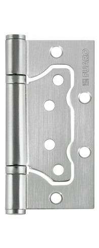Петля Fuaro (Фуаро) универсальная без врезки IN4500W-BL SC (500-2BB/BL 100x2,5) матовый хром БЛИСТЕР Петля Fuaro (Фуаро) универсальная без врезки IN4500W-BL SC (500-2BB/BL 100x2,5) матовый хром БЛИСТЕР
