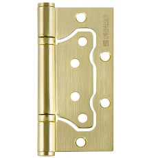 Петля Fuaro (Фуаро) универсальная без врезки IN4500W-BL SB (500-2BB/BL 100x2,5) мат. золото БЛИСТЕР