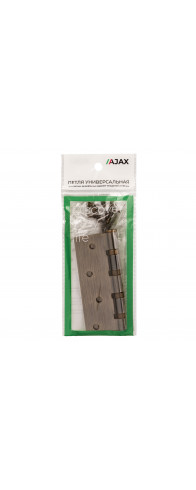 Петля Ajax (Аякс) универсальная IN4000U AB (4B/P 100x70x2) бронза ПАКЕТ Петля Ajax (Аякс) универсальная IN4000U AB (4B/P 100x70x2) бронза ПАКЕТ