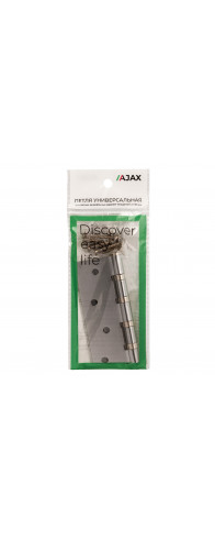 Петля Ajax (Аякс) универсальная IN4000U SSC (4B/P 100x70x2) сатин.хром Петля Ajax (Аякс) универсальная IN4000U SSC (4B/P 100x70x2) сатин.хром