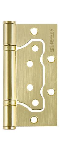 Петля Fuaro (Фуаро) универсальная без врезки IN4500W SB (500-2BB 100x2,5) мат. золото