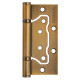 Петля Fuaro (Фуаро) универсальная без врезки IN4500W-BL CF (500-2BB/BL 100x2,5) кофе БЛИСТЕР