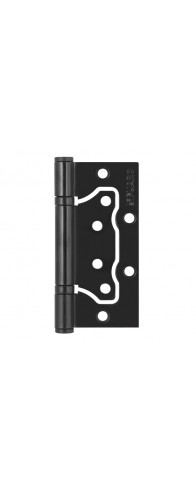 Петля Fuaro (Фуаро) универсальная без врезки IN4500W BL (500-2BB 100x2,5) черный матовый Петля Fuaro (Фуаро) универсальная без врезки IN4500W BL (500-2BB 100x2,5) черный матовый