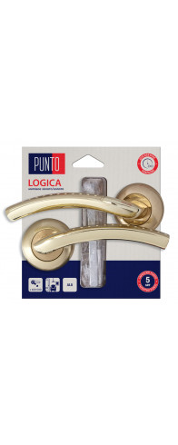 Ручка Punto (Пунто) раздельная LM/A R.TL54.LOGICA/HD SG/GP-4 матовое золото/золото Ручка Punto (Пунто) раздельная LM/A R.TL54.LOGICA/HD SG/GP-4 матовое золото/золото