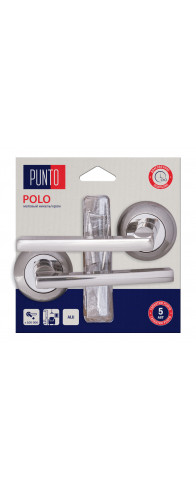 Ручка Punto (Пунто) раздельная LM/A R.TL54.POLO/HD SN/CP-3 матовый никель/хром Ручка Punto (Пунто) раздельная LM/A R.TL54.POLO/HD SN/CP-3 матовый никель/хром