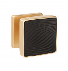 Ручка Punto (Пунто) раздельная K.EST.Q52.GIPNOZ SSG/BL-39 сатинированное золото/черный