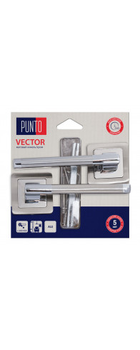 Ручка Punto (Пунто) раздельная LM/A K.QR52.VECTOR/HD SN/CP-3 матовый никель/хром Ручка Punto (Пунто) раздельная LM/A K.QR52.VECTOR/HD SN/CP-3 матовый никель/хром
