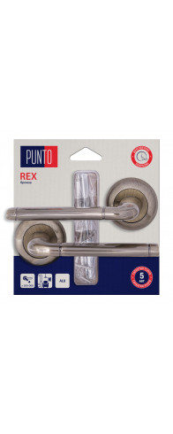 Ручка Punto (Пунто) раздельная LM/A R.TL54.REX/HD ABG-6 бронза Ручка Punto (Пунто) раздельная LM/A R.TL54.REX/HD ABG-6 бронза