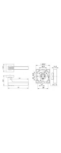 Ручка Fuaro (Фуаро) раздельная K.DM51.CRYSTAL FLASH (CRYSTAL FLASH DM) CP-8 хром Ручка Fuaro (Фуаро) раздельная K.DM51.CRYSTAL FLASH (CRYSTAL FLASH DM) CP-8 хром