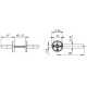 Ручка Fuaro (Фуаро) раздельная R.DSS304-0201/19 (DSS-0201/19) INOX 304