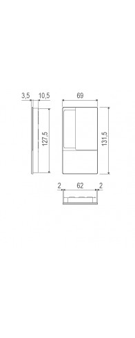 B30002.00.32 AGB (АГБ) Ручка WAVE под WC (мат хром), для распашных дверей B30002.00.32 AGB (АГБ) Ручка WAVE под WC (мат хром), для распашных дверей
