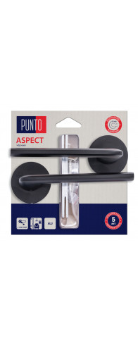 Ручка Punto (Пунто) раздельная LM/A R.RS52.ASPECT/HD BL-24 черный Ручка Punto (Пунто) раздельная LM/A R.RS52.ASPECT/HD BL-24 черный