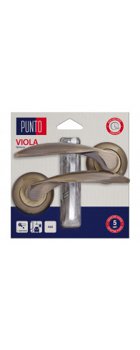 Ручка Punto (Пунто) раздельная LM/A R.TL54.VIOLA/HD ABG-6 бронза Ручка Punto (Пунто) раздельная LM/A R.TL54.VIOLA/HD ABG-6 бронза