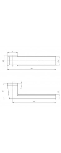 Ручка Armadillo (Армадилло) раздельная K.ART30.CLARITY BL-26 черный Ручка Armadillo (Армадилло) раздельная K.ART30.CLARITY BL-26 черный