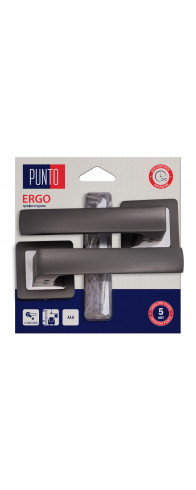Ручка Punto (Пунто) раздельная LM/A K.QR52.ERGO/HD GR/CP-23 графит/хром