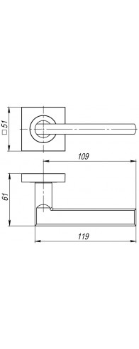Ручка Ajax (Аякс) раздельная K.JK51.POLO (POLO JK) GR-23 графит Ручка Ajax (Аякс) раздельная K.JK51.POLO (POLO JK) GR-23 графит