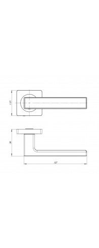 Ручка Ajax (Аякс) раздельная K.JK51.OPTIMA plus (OPTIMA plus JK) SN/WH-19 матовый никель/белый Ручка Ajax (Аякс) раздельная K.JK51.OPTIMA plus (OPTIMA plus JK) SN/WH-19 матовый никель/белый