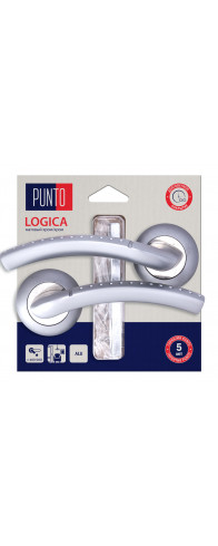 Ручка Punto (Пунто) раздельная LM/A R.TL54.LOGICA/HD SC/CP-16 матовый хром/хром Ручка Punto (Пунто) раздельная LM/A R.TL54.LOGICA/HD SC/CP-16 матовый хром/хром