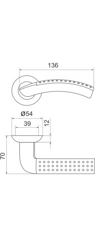 Ручка Armadillo (Армадилло) раздельная R.LD54.Libra26 (Libra LD26) AB/GP-7 бронза/золото Ручка Armadillo (Армадилло) раздельная R.LD54.Libra26 (Libra LD26) AB/GP-7 бронза/золото