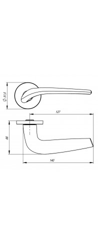 Ручка Armadillo (Армадилло) раздельная R.URS52.TWIN (TWIN URS) BL-26 черный Ручка Armadillo (Армадилло) раздельная R.URS52.TWIN (TWIN URS) BL-26 черный