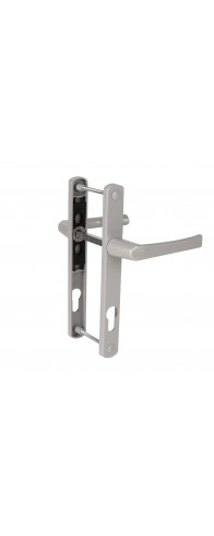 Ручка Punto (Пунто) на планке HANDLE.85.25.67-75 RAL 9006 серый Ручка Punto (Пунто) на планке HANDLE.85.25.67-75 RAL 9006 серый