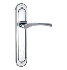 Ручка Punto (Пунто) на планке HANDLE90.CRONA.18-85 (P90 8518 CRONA) СP хром