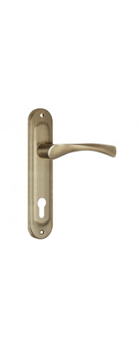 Ручка Punto (Пунто) на планке HANDLE90.CRONA.18-85 (P90 8518 CRONA) AB бронза Ручка Punto (Пунто) на планке HANDLE90.CRONA.18-85 (P90 8518 CRONA) AB бронза