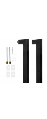 Ручка-скоба Fuaro (Фуаро) PULL.PH38/800.26 INOX 304 (PH-26-38/800-INOX) BLACK
