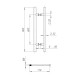Ручка-скоба Fuaro (Фуаро) PULL.PH32/900.22 INOX 304 (PH-22-32/900-INOX) BLACK