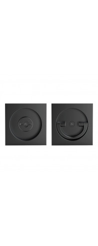 Ручка поворотная Armadillo (Армадилло) для раздвижных дверей SH.QUADRO55.BK8 BL-26 черный Ручка поворотная Armadillo (Армадилло) для раздвижных дверей SH.QUADRO55.BK8 BL-26 черный