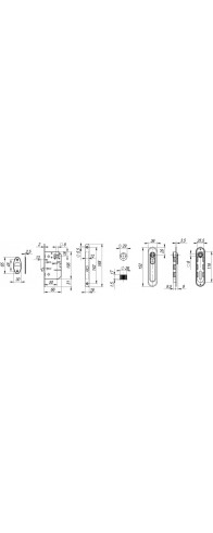 Набор Armadillo (Армадилло) для раздвижных дверей SH.LD152.KIT011-BK (SH011-BK) SN-3 матовый никель Набор Armadillo (Армадилло) для раздвижных дверей SH.LD152.KIT011-BK (SH011-BK) SN-3 матовый никель