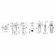 Набор Armadillo (Армадилло) для раздвижных дверей SH.LD152.KIT011-BK (SH011-BK) SG-1 матовое золото