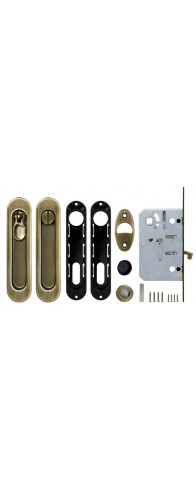 Набор Armadillo (Армадилло) для раздвижных дверей SH.LD152.KIT011-BK (SH011-BK) AB-7 бронза