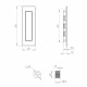 Ручка Armadillo (Армадилло) для раздвижных дверей SH.URB153.010 (SH010 URB) АВ-7 бронза