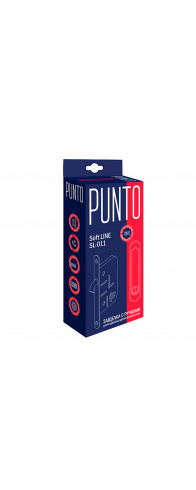 Защелка Punto (Пунто) с ручками для раздвижных дверей SH.SL152.KIT011-BK (Soft LINE SL-011) СP-8 хром
