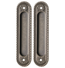 Ручка Armadillo (Армадилло) для раздвижных дверей SH.CL152.010 (SH010/CL) AS-9 античное серебро